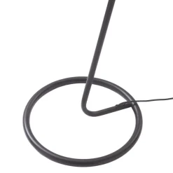 Lindby gulvlampe Elira, sort, metal, 150 cm høj, E27