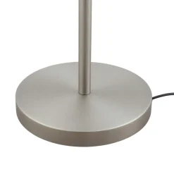 Lindby gulvlampe Jaileen, hvid, tekstil, 170 cm, læselampe
