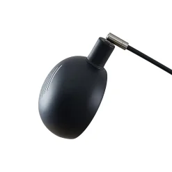 Lindby gulvlampe Jewa, sort, metal, 5 lyskilder, E14