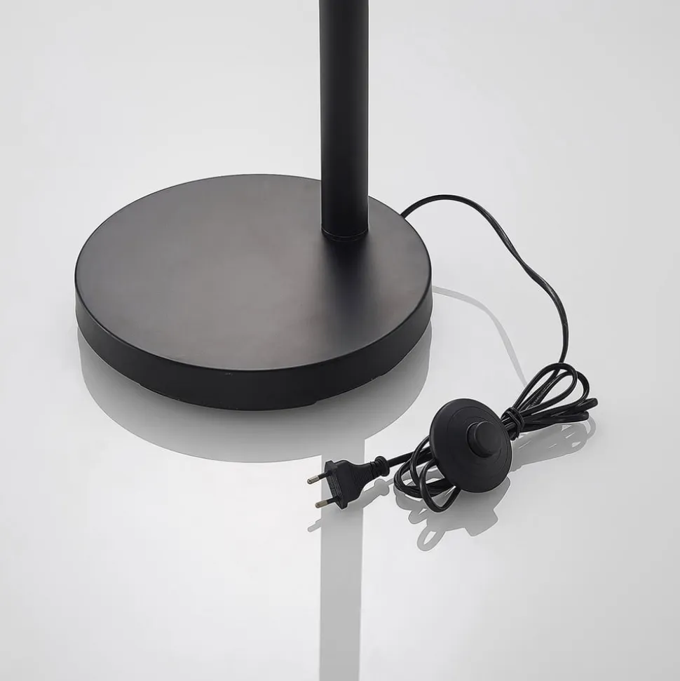 Lindby gulvlampe Jewa, sort, metal, 5 lyskilder, E14