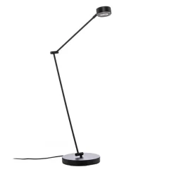 Lindby gulvlampe Jyla, sort, 2700K, GX53, jern