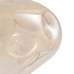 Lindby Gulvlampe Lelia, rav, glas, metal, 150 cm