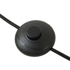 Lindby Gulvlampe Lelia, rav, glas, metal, 150 cm