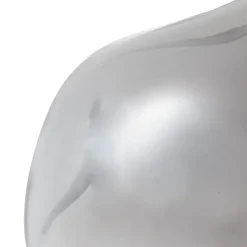 Lindby Gulvlampe Lelia, røggrå, glas, metal, 150 cm