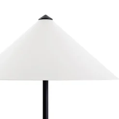 Lindby gulvlampe Norvik, højde 150 cm, sort/grå, metal