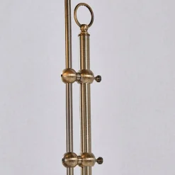 Lindby gulvlampe Otis, antik messing, glas, 170 cm, E27