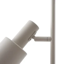 Lindby gulvlampe Ovelia, beige, metal, E27