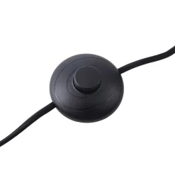 Lindby gulvlampe Ovelia, grøn/sort, metal, E27