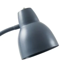 Lindby Gulvlampe Tebbi, grå, metal, højde 150 cm