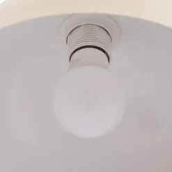 Lindby Gulvlampe Tonka, beige, metal/marmor, 180 cm, E27