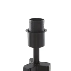 Lindby Herry gulvlampe, sort, træ, trefod, 153 cm