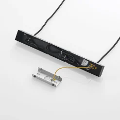 Lindby hængelampe Baliko, sort, 116 cm, 5 lyskilder, GU10