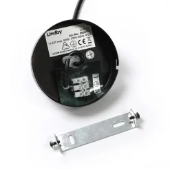 Lindby hængelampe Cliona, sort, metal, Ø 31 cm, E27