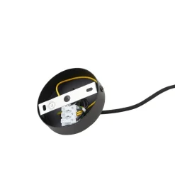 Lindby hængelampe Doroteo, 25 cm, 1 lyskilde, ravfarvet, glas