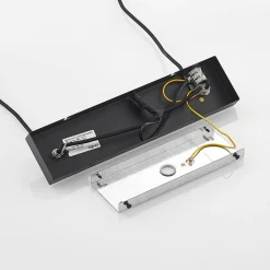 Lindby hængelampe Eldarion, 116 cm, 4 lyskilder, træ, E27