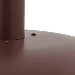 Lindby hængelampe Elorri, brun, metal, Ø 38 cm