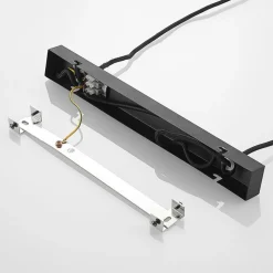 Lindby hængelampe Enrique, smoke, 4 lyskilder, glas, træ, E27