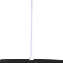 Lindby hængelampe Helin sort/hvid/grå, Ø 60 cm, 3 lyskilder