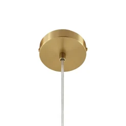 Lindby hængelampe Kupla, opal/klar, glas, 1 lyskilde, G9