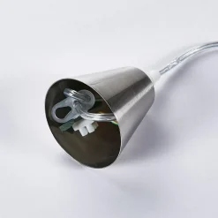 Lindby hængelampe Marike, Ø 35 cm, hvid, glas, kugle, E27