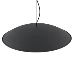 Lindby hængelampe Narisara, Ø 80 cm, E27, sort-guld