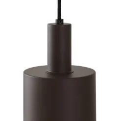 Lindby hængelampe Ovelia, brun/kaffe/beige, 4 lyskilder, E27