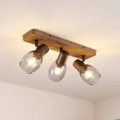 Lindby Ineska loftspot, 3 lyskilder, kantet