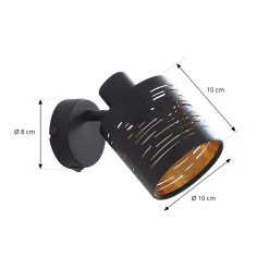 Lindby Iolyn væglampe med kontakt