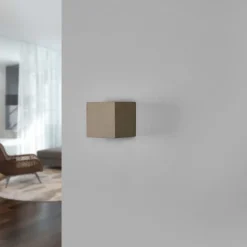 Lindby Jayden væglampe i kantet form, sæt med 2 stk