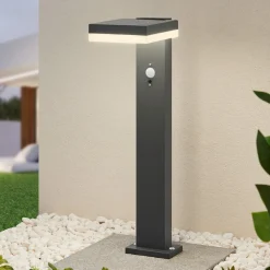 Lindby Laira LED-sokkellampe, solcelle, 50 cm