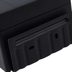 Lindby LED solcellelampe Eleazar, sort, sensor, dæmpbar