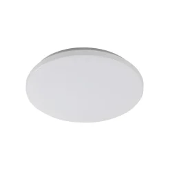 Lindby LED udendørs loftslampe Astera, hvid, 3.000 K, Ø 33 cm