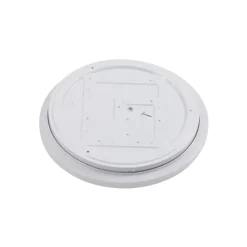 Lindby LED udendørs loftslampe Astera, hvid, 3.000 K, Ø 33 cm