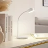 Lindby LED-bordlampe Maori, hvid, metal, CCT, dæmpbar