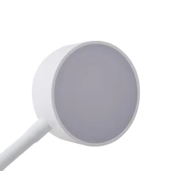 Lindby LED-bordlampe Maori, hvid, metal, CCT, dæmpbar