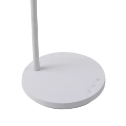 Lindby LED-bordlampe Maori, hvid, metal, CCT, dæmpbar