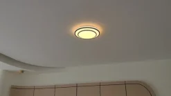 Lindby LED-loftlampe Duala, sort, RGB, CCT, fjernbetjening