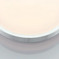 Lindby LED-loftlampe Emelie, Ø 35 cm, aluminiumsfarvet, metal