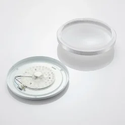 Lindby LED-loftlampe Emelie, Ø 35 cm, aluminiumsfarvet, metal