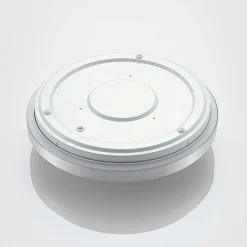 Lindby LED-loftlampe Emelie, Ø 35 cm, aluminiumsfarvet, metal