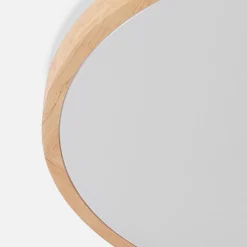 Lindby LED-loftlampe Emiva, Ø 49 cm, CCT, træ