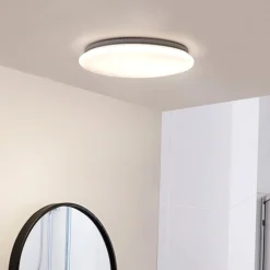 Lindby LED-loftlampe Eovi, Ø 33 cm, hvid, 3.000 K, rund