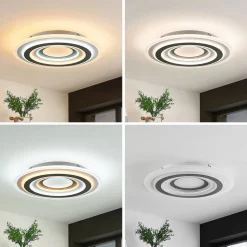 Lindby LED-loftlampe Jazmina, 50 cm, CCT, fjernbetjening