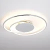 Lindby LED-loftlampe Joline, Ø 46 cm, kromfarvet, metal