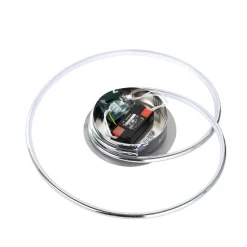 Lindby LED-loftlampe Joline, Ø 46 cm, kromfarvet, metal