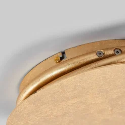 Lindby LED-loftlampe Joline, Ø 74 cm, guldfarvet, metal