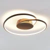 Lindby LED-loftlampe Joline, Ø 45 cm, rustbrun, metal