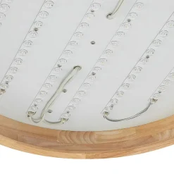 Lindby LED-loftlampe Lanira, Ø 60 cm, træ, fjernbetjening, CCT