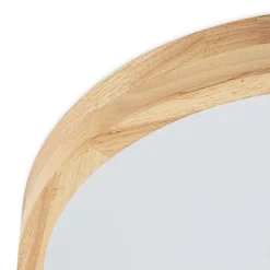 Lindby LED-loftlampe Lanira, Ø 50 cm, træ, fjernbetjening, CCT