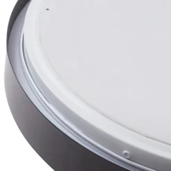 Lindby LED-loftlampe Medon, Ø 38 cm, sort, IP44, metal